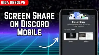 How to Screen Share on Discord Mobile 2024 |  Fix Black Screen While Screen sharing on Discord