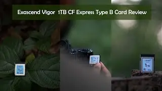 CFexpress Card for Nikon Z8 , Nikon Z9 , Canon R5 | Exascend VIGOR 1TB CFexpress Type B Card Review