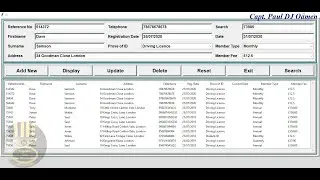 How to Create a Data Entry Form with MySQL Database and Treeview in Python - Full Tutorial