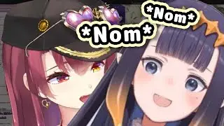 Marine Wants To Eat Ina's Tentacles 【ENG Sub/Hololive】