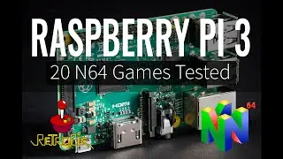 Raspberry Pi 3 Nintendo 64 Emulation - 20 N64 Games Tested with RetroPie 3.6