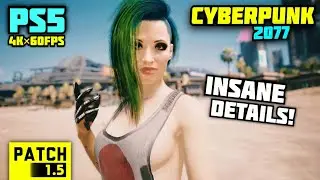 Cyberpunk 2077 PS5 INSANE NPC & Character Details! Next-Gen Update [Patch 1.5] 4K 60FPS