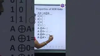 XOR Gate ⚡️Properties #digitalelectronics #computer #gatesmashers  #shorts #ytshorts #cbse