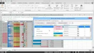 Условное форматирование в Excel