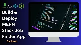 MERN Stack Job Finder App API | NodeJs, MongoDB - Backend