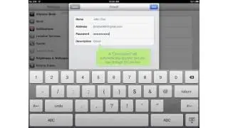 How to setup a Gmail account on your iPad