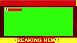 Breaking News Green Screen Format Free Download | No Copyright  Breaking News Green Screen