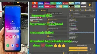 Samsung m02 frp remove Unlocktool 