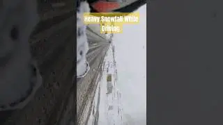 Heavy Snowfall In manali , Koksar While Driving | Manali Snowfall| Koksar Snowfall 