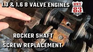 Rocker Shaft Screw Installation Suzuki Samurai Sidekick Geo Tracker Cylinder Head