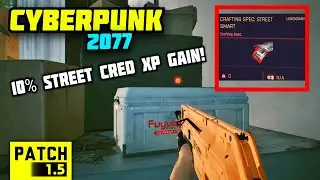 Cyberpunk 2077 New Mod: Street Smart - LEGENDARY Crafting Spec Location [Patch 1.5]