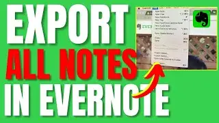 How to Export Notes from Evernote (2024)