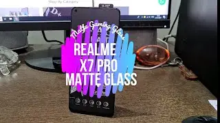 Realme X7 Pro Best Matte Gaming Tempered Glass Screen Protector Back Skin Protection