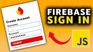 Firebase Tutorial -  Sign In 🐳 | Firebase Web Authentication (Updated)