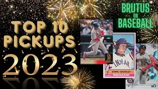 Top 10 Card Pick-Ups of 2023 - Showcasing My Baseball Cards