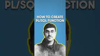 How to CREATE FUNCTION in PL/SQL | Oracle Programming 