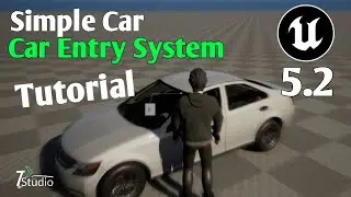 Simple Car Entry System UE5.2 Tutorials Video Unreal Engine 5.2