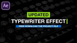 Easily Create Text Typewriter Effect in Adobe After Effects | After Effects Tutorial