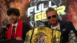 ORANGE CASSIDY REACTS TO DEFEATING JON MOXLEY! | AEW Full Gear 2023 Media Scrum