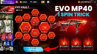 Evo MP40 Vault Free Fire | Evo Vault 1 Spin Trick Free Fire | Free Fire New Event Today