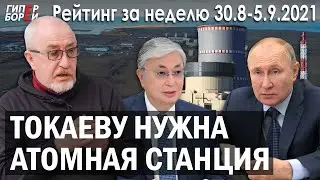 ТОКАЕВУ нужна АЭС / Ушла САВОСТИНА / Краеведу ПРОСКУРИНУ 75 лет – ГИПЕРБОРЕЙ. Рейтинг