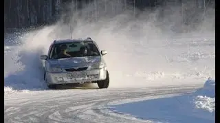 Занос автомобиля зимой. Как действовать при заносе?