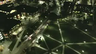 OSU Campus at Night