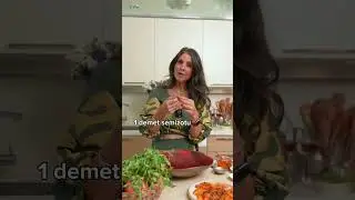 Şeftalili Semizotu Salatası 🍑🥗