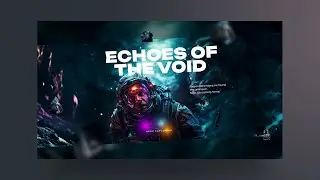 Beyond The Void Parallax Hero With Particles