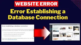 How To Fix WordPress Error Establishing A Database Connection || WordPress database error 2023
