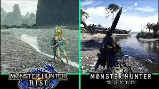 Monster Hunter RISE vs WORLD Graphics Comparison