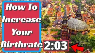 How To Increase Your Birthrate And Get More Villagers In Farthest Frontier