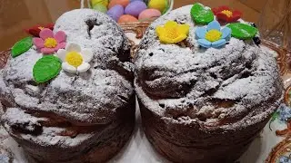 Пасхальный кулич Кранч с обалденной начинкой и нежным тестом.
