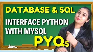 🔥MOST IMPORTANT QUESTIONS INTERFACE PYTHON WITH MYSQL | VERY IMP QUESTIONS ON CONNECTIVITY