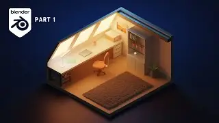 OFFICE ROOM in Blender | BLENDER BEGINNERS TUTORIAL | PART-1