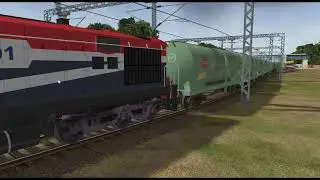 MSTS Train Simulator Indian Railway Diesel Locomotive WDM2A Freight Train Coupling