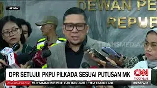 DPR Setujui PKPU Pilkada Sesuai Putusan MK | REDAKSI PAGI (26/08/24)