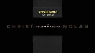 Create this EPIC Text Effect from Oppenheimer movie! (Premiere Pro Tutorial)