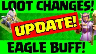 Clash of Clans UPDATE SNEAK PEEK! Loot / Eagle Changes!