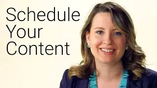Get Into an Upload Schedule