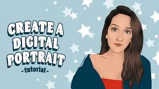 HOW TO MAKE DIGITAL ILLUSTRATIONS OF PHOTOS | Draw with me - Digital art tutorial