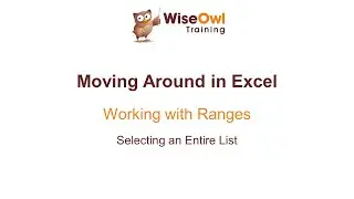 Excel VBA Online Course - 2.2.2 Selecting an Entire List