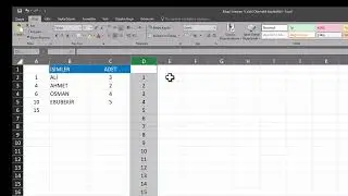 #Excel 'de belirli bir hücre değeri x kez alt alta nasıl tekrarlanır?