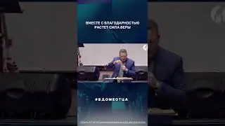 Вместе с благодарностью растет сила веры 