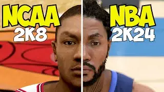 Evolution of Derrick Rose In NBA 2K Games (2K8 - NBA 2K24)