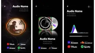 Audio Spectrum Visualization Pack 3 | After Effects Template