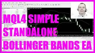 MQL4 TUTORIAL TUTORIAL - 129 SIMPLE BOLLINGER BANDS EA