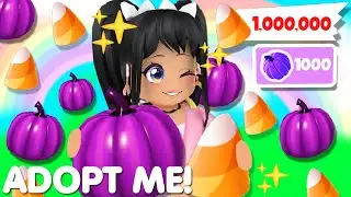 ⭐RATE MY SHOPPING⭐*PURPLE PUMPKINS & CANDY CORN* in Adopt Me! (roblox)