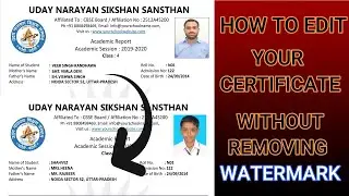 How to Edit Document and Certificate in Photoshop |  Certificate me Editing kaise karen 2022