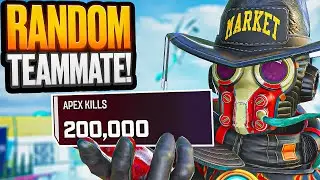 My Random Teammate had 200,000 Kills on Bloodhound! (Apex Legends)